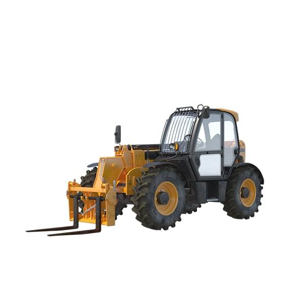 telehandlers are able to lift materials to various heights, depending on the specific model